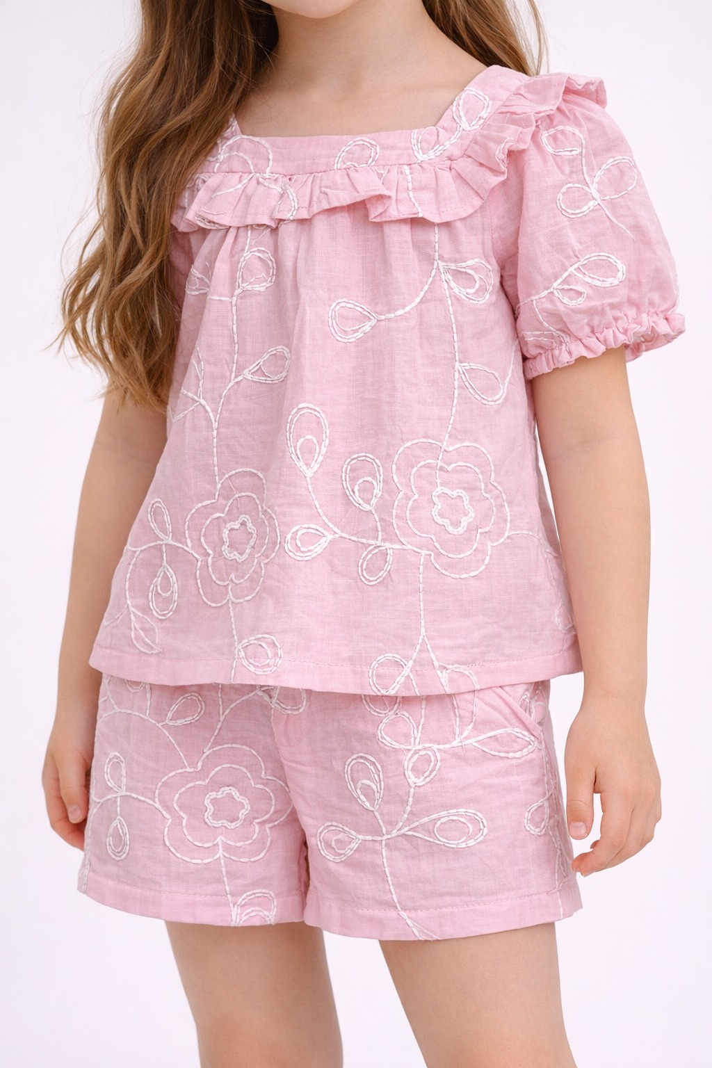 Cotton Girls Set Top+Short