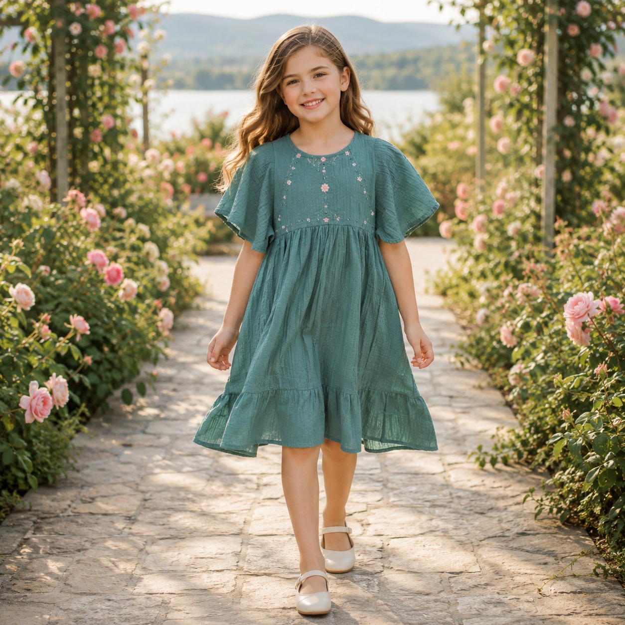 Girls Cotton Dress 1