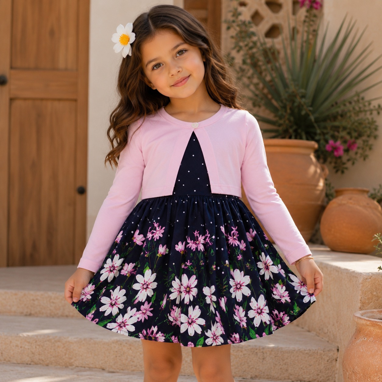 Girls Cotton Dress 3
